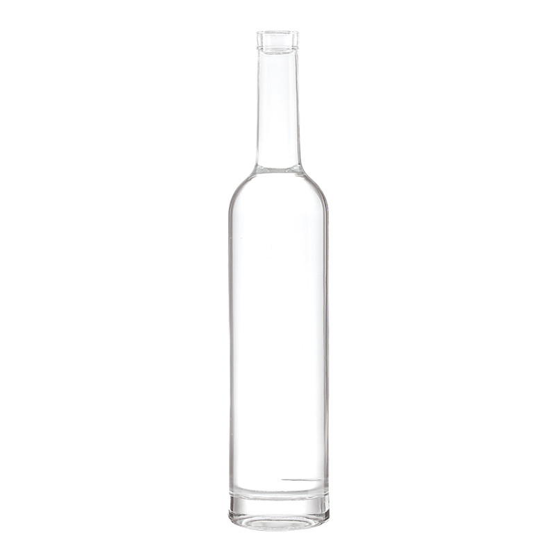 Personalizza la tua bottiglia di vetro trasparente da 750 ml per olio d'oliva liquore vodka e conveniente