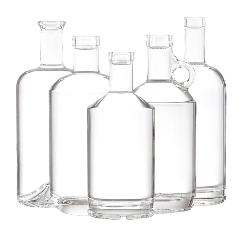 500 ml 750 ml di vetro Super Flint Materiale di vetro cristallino vuoto Bottiglie di vino per bevande