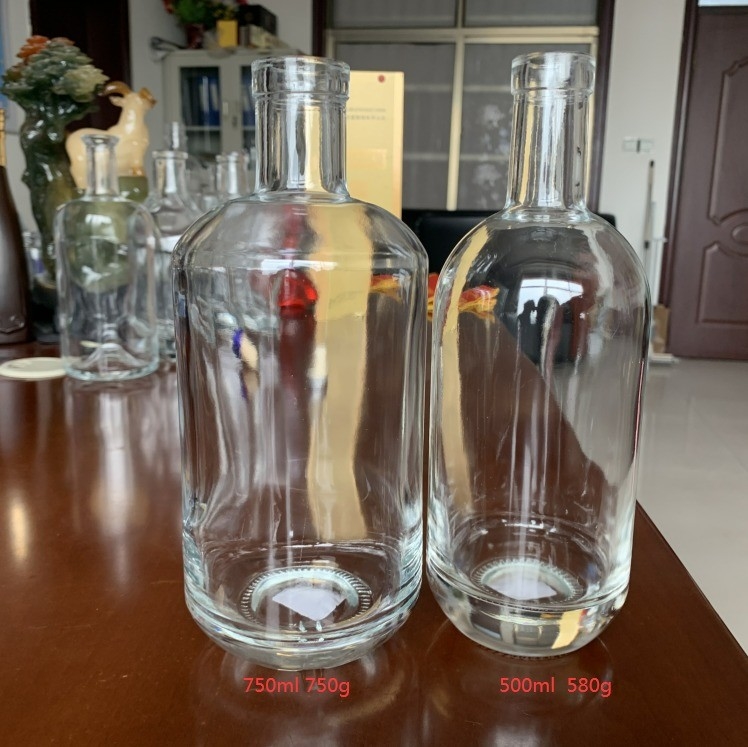 Vaso Whisky Alcol Spirito Vino Gin Vaso Vodka Bottiglia 500ml 700ml 750ml con CIF Termini