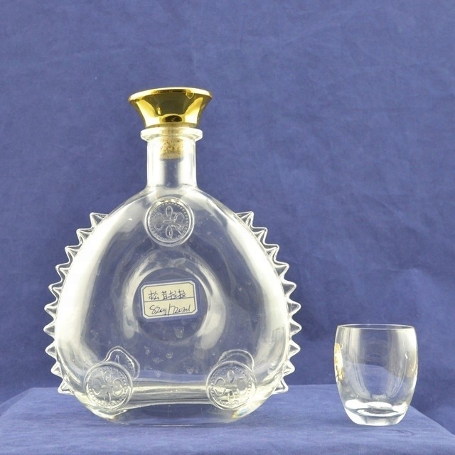 Materiale di vetro industriale Super Flint 500 ml Bottiglia XO per bevande liquori Vino whisky