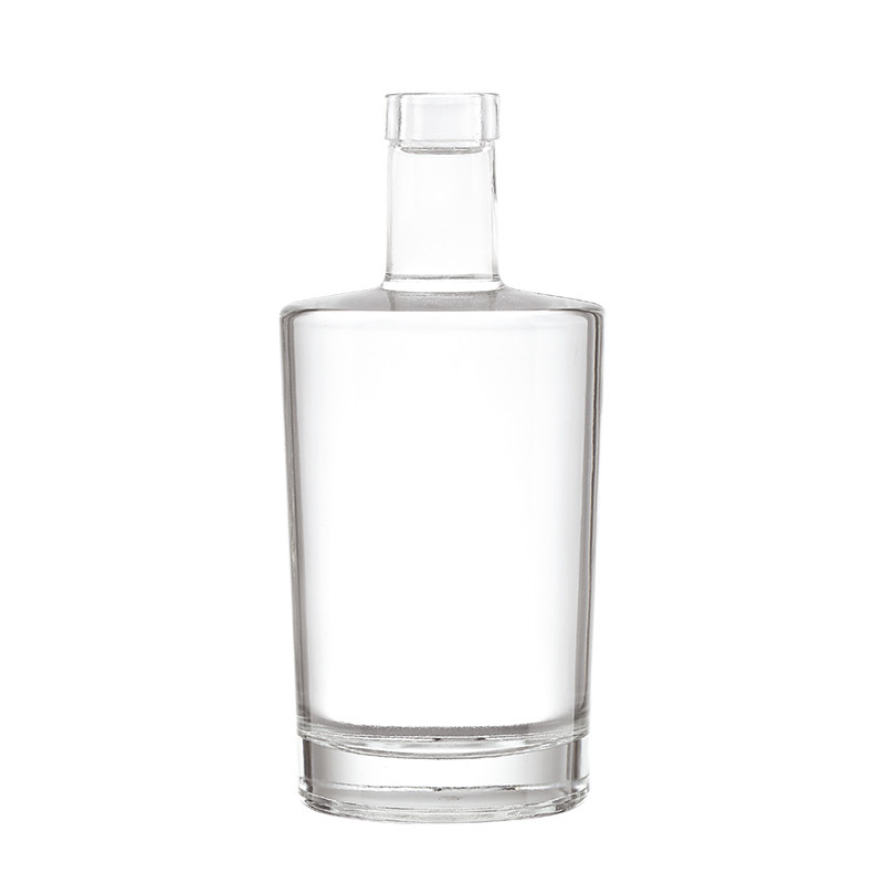 Acceptabile Logo del cliente 750ml Alcol al forno Gin Prezzi Bottiglia di vetro per bevanda quadrata