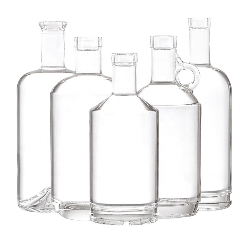 500 ml 700 ml 750 ml 1000 ml Bottiglie di liquore a caldo per whisky Brandy Rum Gin