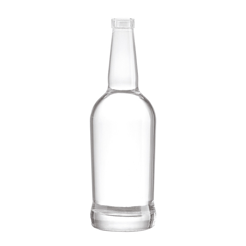 500 ml 700 ml 750 ml Bottiglia quadrata di vodka in vetro Super Flint per acqua minerale