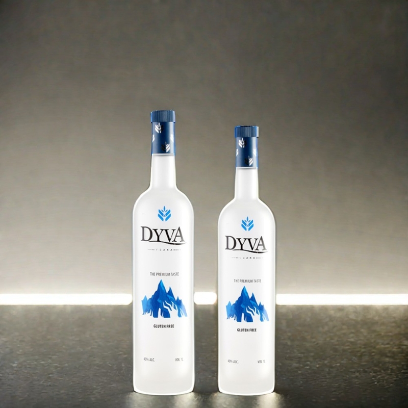 375ml 500ml 700ml 750ml Spumante per stampa a freddo personalizzato Brandy Whisky Liquor Vodka Bottiglia con tappo