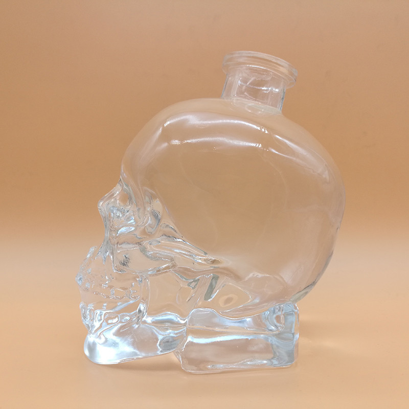 Decal Surface Handling Disegno personalizzato Bottiglia di vetro da 750 ml per liquori Whisky Gin Vodka