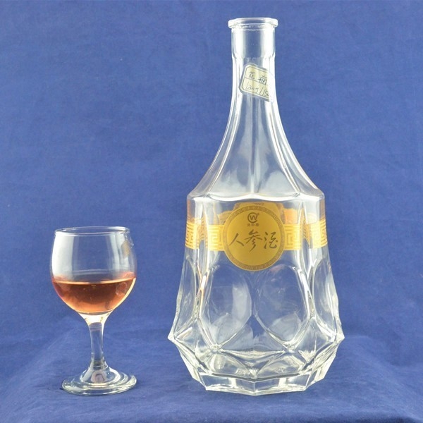 Bottine di gin di vetro gratuite per alcool/liquori