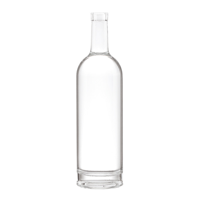 Stampaggio a caldo Bottiglia di vetro da 2 litri per la forma personalizzata Succo di frutta Bevande spiritose Alcol Vodka Gin Vino blu