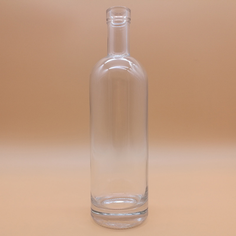 Bottiglie di alcool di vetro da 500 ml con colore ghiacciato/trasparente/dipinto