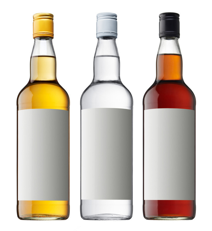 Stampa a schermo Tappo di vetro Tipo di sigillamento Bottiglie di vodka per alcolici OEM