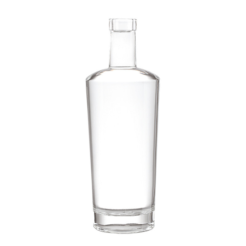 Bottiglia di vodka in vetro Super Flint con sughero per tè Stampa e imballaggio personalizzati