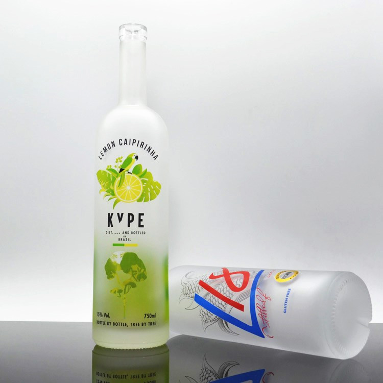Bevande industriali Bottiglia di vetro vuota con tappo di sughero 375ml 500ml 750ml