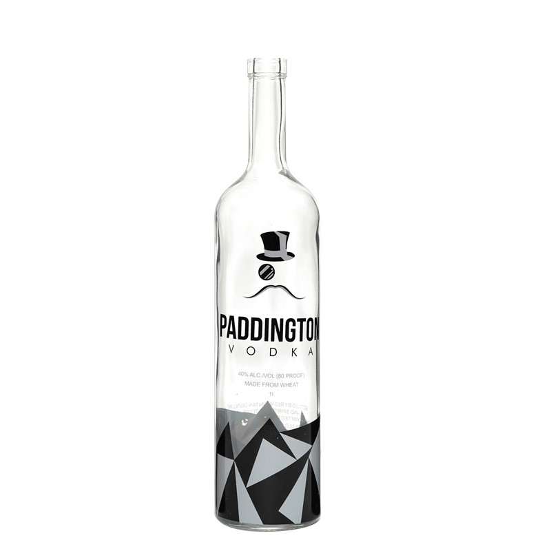 Bottiglia di vetro di vodka per liquori