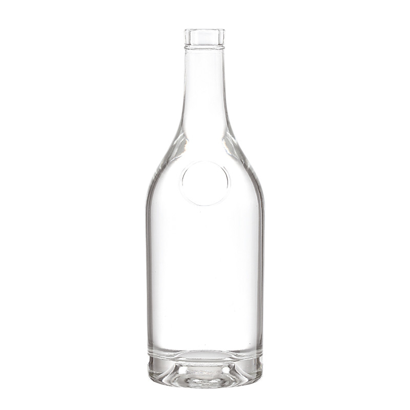 Materiale di vetro Super Flint Tipo di tenuta di sughero Bottiglia di vetro vuota da 700 ml per liquori