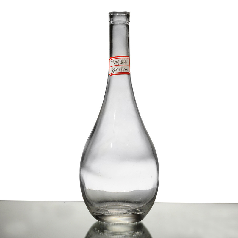 Bottiglia di vetro per liquori da 500 ml a 750 ml con materiale in vetro Super Flint