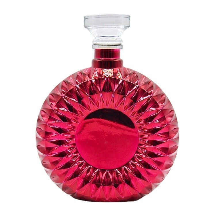 Super Flint 500ml 700ml 750ml Brandy Liquor Bottiglie di vino in vetro con e Fashion Design