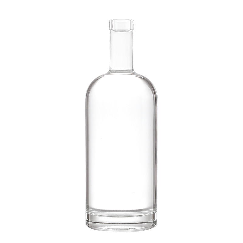 Materiale di vetro Super Flint 700 ml Bottiglie di vetro di sughero per vodka whisky rum