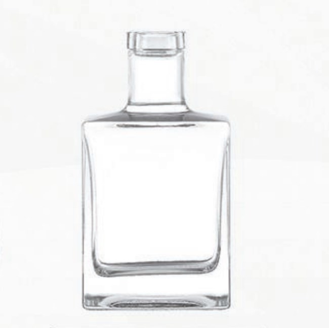 500ml 700ml 750ml 1L bottiglia di liquore in vetro a forma quadrata unica per succo di frutta