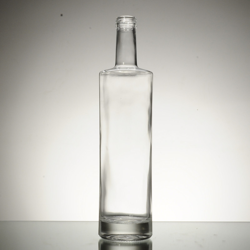 Materiale del colletto Bottiglia di vetro per vino con tappi e tappi 750 ml Bottiglia vuota di brandy Xo