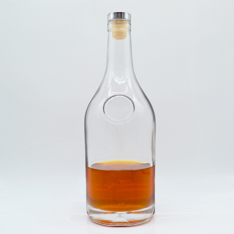 Stampa del logo su misura Mini bottiglia di vetro da 50 ml per Patron Tequila all'ingrosso 50cl 750ml Gin Vodka