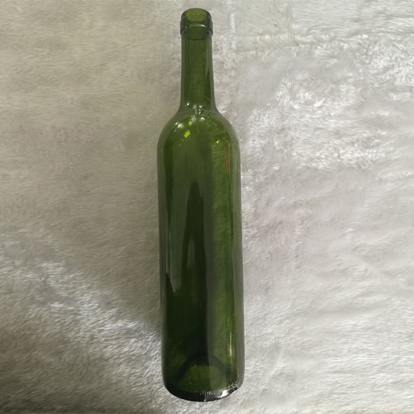 Materiale di vetro in colore grezzo bottiglia di vino antica gelo profondo processo e TT termine di pagamento